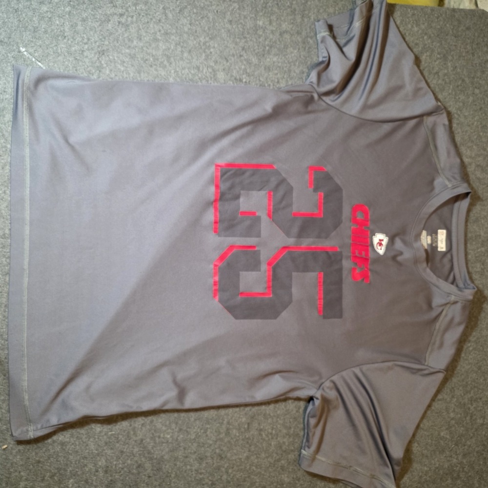 NFL Team Apparel Tx3 Cool Kansas City Chiefs Jamaal Charles Large 915